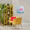 Stupell Industries Whimsical Flower Flamingo Canvas, design by Clare Tupper